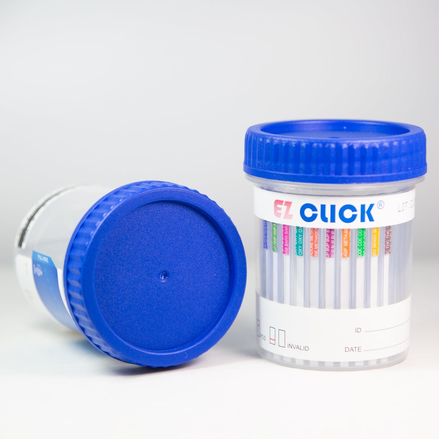 12 Panel EZ Click™ Urine Cup Drug Tests + Ads (25/Box) (AMP, BAR, BUP, BZO, COC, MAMP, MDMA, MOR, MTD, OXY, PCP, THC, PH-SG-OX) CLIA