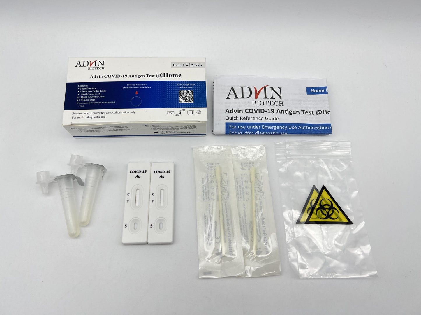 Case/500 Advin® COVID Tests @Home ($5.25/test)