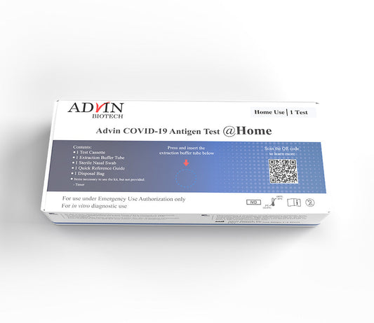 Case/500 Advin® COVID Tests @Home ($5.25/test)