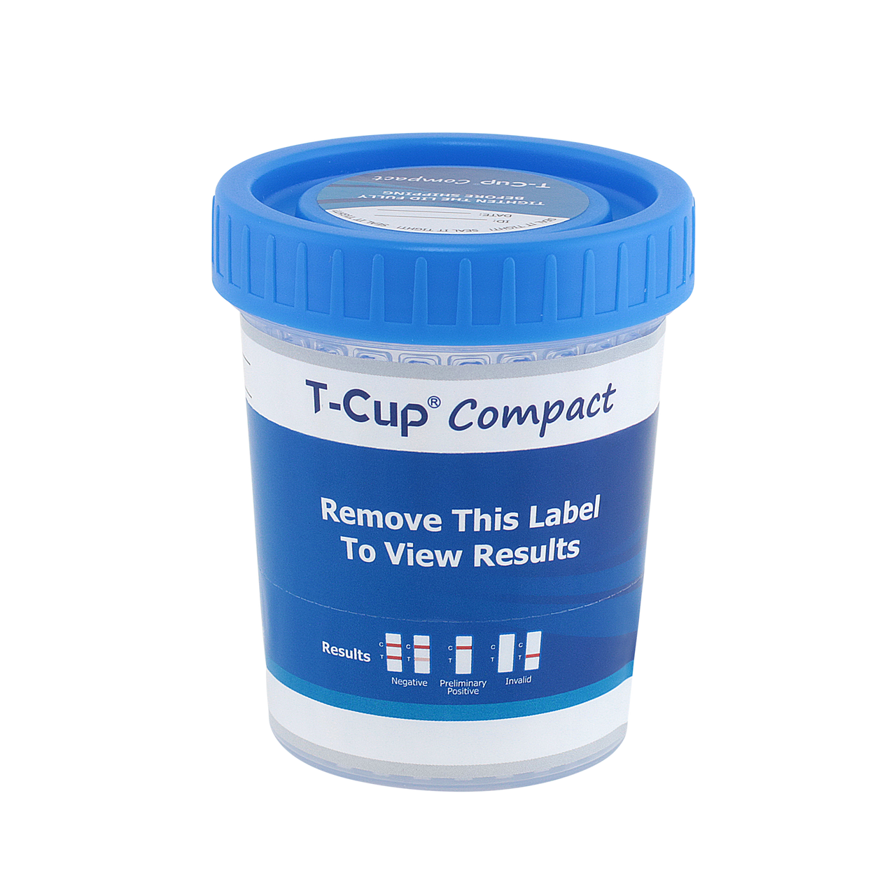 5 Panel T-Cup® Compact Urine Drug Tests (25/Box) (AMP, COC, mAMP, OPI, THC) CLIA